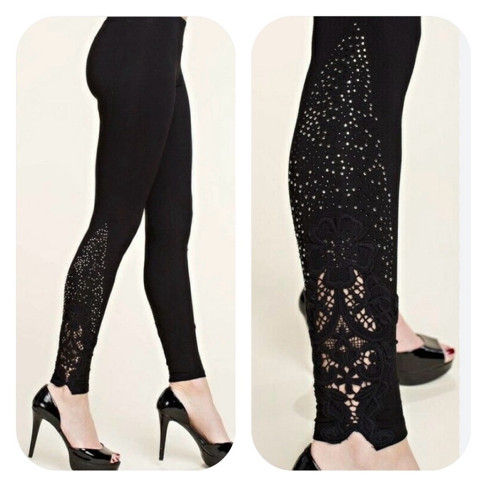Vocal XL black embellished leggings - Picture 8 of 12